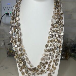 Elegant Multi-Strand Pearl Necklace